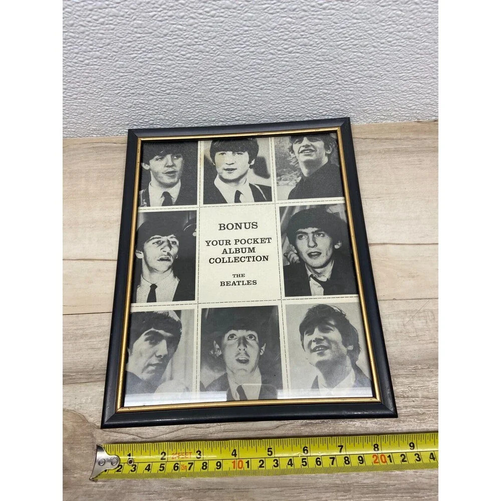 The Beatles Out Of Screen Album 1964 Framed Picture